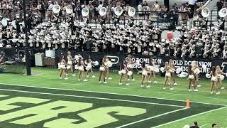 08312024 Purdue quotAllAmericanquot Marching Band in the stands [upl. by Maxy736]