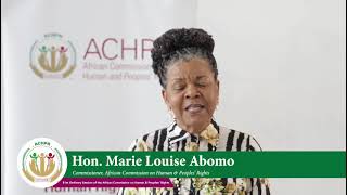 Reflection Video of Hon Marie Louise Abomo [upl. by Ozen]