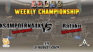 Argos AM Weekly XS4MPOERN4X vs Rataku 31 August 2024  Atlantica Global [upl. by Schilit]