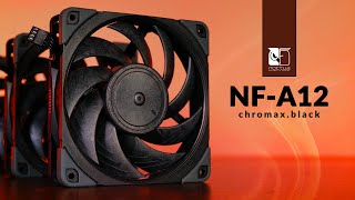 Noctua NFA12x25 Chromax  Absolute Best 120mm Fan [upl. by Ladin]