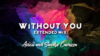 Avicii  Without You Extended Mix ft Sandro Cavazza Lyric Video [upl. by Nepil]