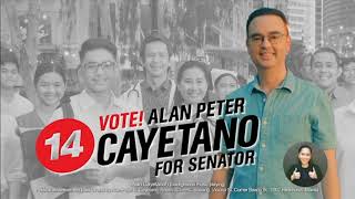 CAYETANO ALAN PETER IND Paid TV Ad April 2022 30s [upl. by Evelina]