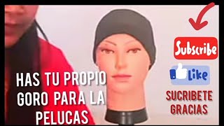 COMO HACER EL GORRO PARA PELUCA LACE FRONT PARTE FRONTAL [upl. by Meedan239]