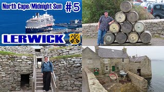 Lerwick Shetland Islands Coastal Trail Lodberrie Clickimin Broch  HAL North CapeMidnight Sun [upl. by Veedis]