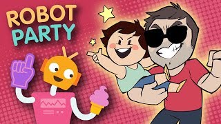 Robot Party with Ninja Audrey  Grumpcade [upl. by Intruok]