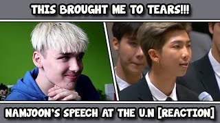 BTS RMs SPEECH AT THE UNITED NATIONS REACTION  THOUGHTS [upl. by Tegdirb722]