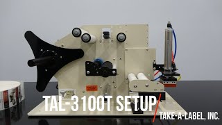 TAL3100T Threading the Labels [upl. by Doelling]