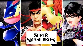 Tournament  Ryu Greninja Bowser Bayonneta   Super Smash Bros Ultimate [upl. by Nnanaej]