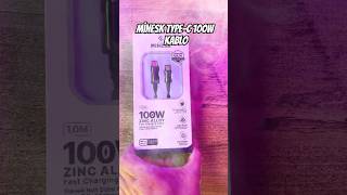 Minesk TypeC 100W kablo incelemesi shorts shortvideo [upl. by Festatus361]