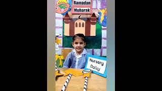 Ramadan Mubarak By Cute Icmsian Class Nursery  ICMS Charsadda [upl. by Craven]