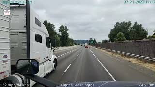 BigRigTravels LIVE  Sumner to Ellensburg WA 72123 1105 AM [upl. by Emelyne152]