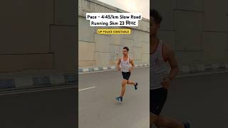 🔥 Pace 445km Slow Running  Up Police Constable  armyboyak upppolice army shorts ytshorts [upl. by Aliber]