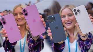 Hands on with the NEW iPhone 16 lineup [upl. by Clementia455]