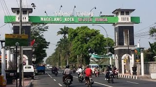 Jalan jalan di kota Magelang  Kota Sejuta Bunga [upl. by Nauqel218]