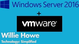 Installing Windows Server 2016 Essentials in esxi 65 [upl. by Oleic]