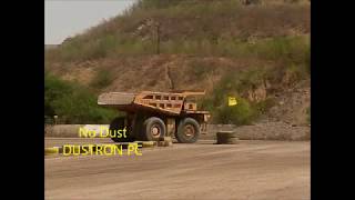 Dust control  dust suppression chemical for Metal Mines haul Roads DUSTRON Indian Metal Mines [upl. by Ynnaej]