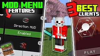 3 BEST Clients For Minecraft PE 121 🔥 New Clients [upl. by Babby]