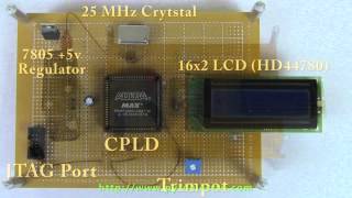 FPGACPLD 16x2 LCD Interface HD44780 [upl. by Emersen173]