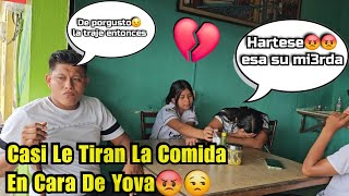 Manuela En La Cara Le Rechasa La Comida A Yovany Frente A Todos🤨😱 [upl. by Estelle696]