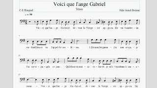 JAB  Voici que lange Gabriel  Ténor mélodie [upl. by Aneeres]