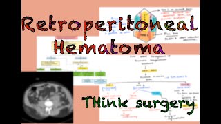 Retroperitoneal Hematoma and Management [upl. by Annalise271]