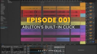 Episode 001  Abletons builtin click [upl. by Damas]