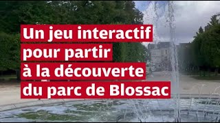 VIDÉO Un jeu interactif pour partir à la découverte du parc de Blossac à Poitiers [upl. by Porta]