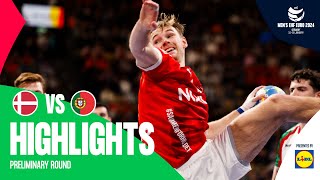 Getting the job done  Denmark vs Portugal  Highlights  Mens EHF EURO 2024 [upl. by Nylrahs]