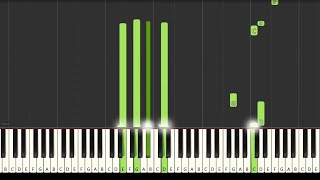 Learn Smooth Jazz Piano improv  1 C minor Synthesia Piano tutorial [upl. by Nanni]