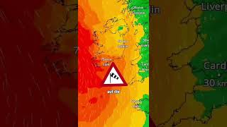 Orkan trifft Großbritannien und Irland 🌀 [upl. by Einnus]