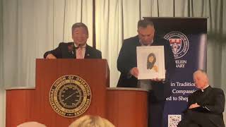 CFL SecretaryTreasurer Dov V Villar Rerum Novarum Award Acceptance Speech [upl. by Annatnas]