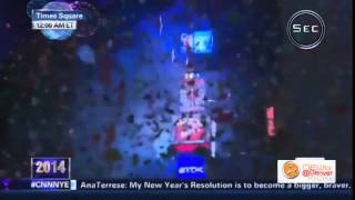 2015 Times Square Ball Drop New York City New Years Eve HD [upl. by Anurb530]