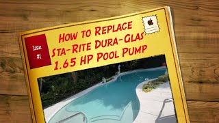 How to Replace a Century 165 HP Pool Pump with Aqua Shield ASQ165 Pool Pump [upl. by Liederman]