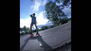 Landyachtz Dinghy Blunt Pinecone Clear Red Fatty Hawgs Wheels session shorts [upl. by Catharina]