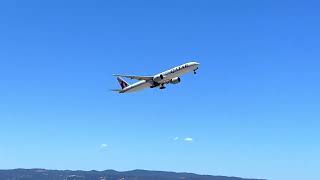 Qatar Airways Boeing 777 Takeoff to Melbourne [upl. by Baumann]