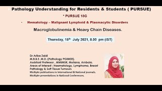 Pursue 18 G Uploaded Hematology – Macroglobulinemia amp Heavy Chain Diseases [upl. by Chariot55]