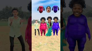 Two Fat dog vs cute girl and me Head matching funny 😂 video song alien magic video shorts 🤣🤣 [upl. by Selry815]