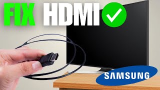 How To Fix Samsung Smart TV HDMI No Signal Error [upl. by Ycnan948]