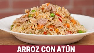 Arroz con atún  receta fácil con arroz basmati [upl. by Gilcrest]