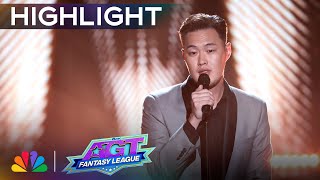 EnkhErdene SURPRISES the crowd with quotAlways On My Mindquot  SemiFinals  AGT Fantasy League 2024 [upl. by Maltz]