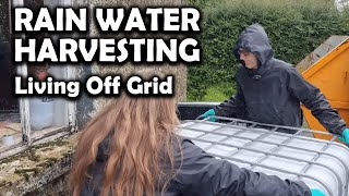 Rainwater Harvesting Living Off Grid In Rural Ireland [upl. by Odnumyar]