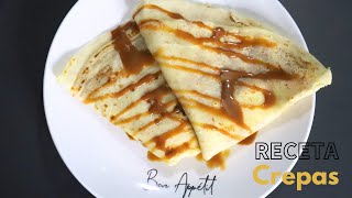 RECETA DE DELICIOSAS CREPAS HECHAS CON CREPERA  RECETA FÁCIL RICA Y ECONÓMICA  Menú del día [upl. by Iggie930]