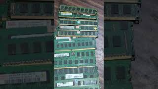 Mix Ram old used desktop ram ddr2 ram ddr3 ram ddr4 ram ddr ram all type ram shorts ram [upl. by Aguste]