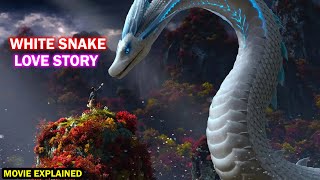 Giant White Snake Love Story Movie Explained in HindiUrdu  FantasyAction Movie [upl. by Dijam413]