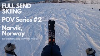 FULL SEND SKIING  POV Series 2  Narvik Norway [upl. by Col]