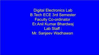 To verify IC 7400 NAND gate  NAND gate practical nandgate 7400 [upl. by Akeemahs365]