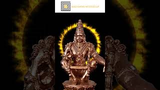 SABARIMALA SWAMI AYYAPPA IDOL WITH PRABHAVALI  AYYAPPA VIGRAHAM  AYYAPPA TEMPLE Brass Idol Bronze [upl. by Akienat]