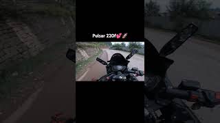 Today ride on pulsar 220f bs4 🚀💕shortsfeed ytshorts [upl. by Aivata]