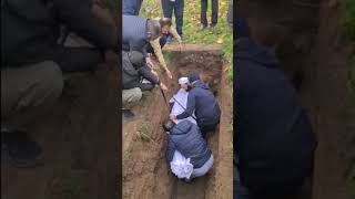 Muslim Funeral in Ireland How Muslim burying dead person [upl. by Custer]