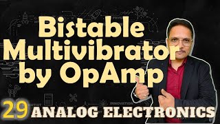 Bistable Multivibrator using Operational Amplifier Basics Circuit Working amp Waveforms Explained [upl. by Hyo]